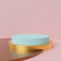 3D render podium