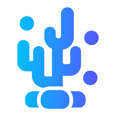 coral gradient icon