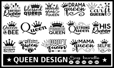 Queen svg bundle