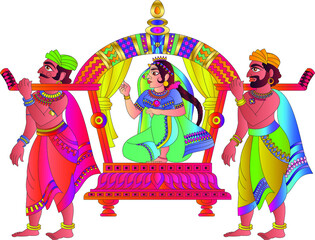 Indian Wedding Ceremony. wedding procession. Indian Hindu Maharashtra Wedding Invitation Card