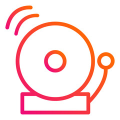 School Bell Vector Icon Design Illustration