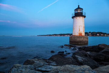 Winter Island Light in Salem, Massachusetts