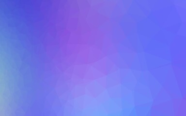 Obraz premium Light Multicolor, Rainbow vector triangle mosaic template.