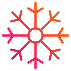 Snowflakes Vector Icon Design Illustration
