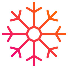 Obraz premium Snowflakes Vector Icon Design Illustration