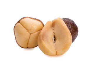 Salak snake fruit isolated on white background