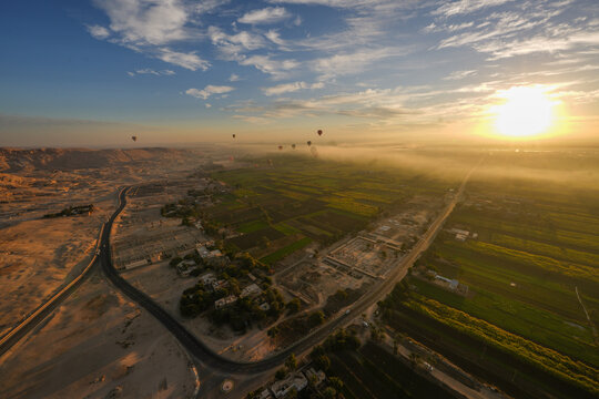 Vuelo en globo sobre Luxor