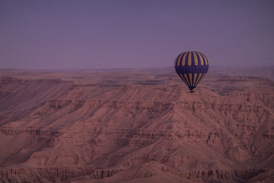 Vuelo en globo sobre Luxor, Egipto