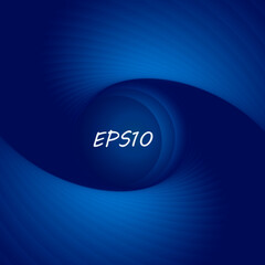 Abstract music wave element for design. Vector illustration of smooth motion dynamics. EPS 10.