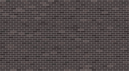 Brown brick wall background. Dark colour wallpaper and texture. Vector illustration.