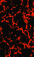 Lava Seamless Pattern in Black