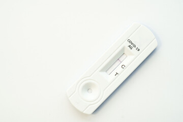 Home Test Antigen Test Kit virus negative and positive