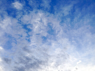 Unique Clouds style on the open sky for background.
