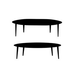 round table illustration in black and white