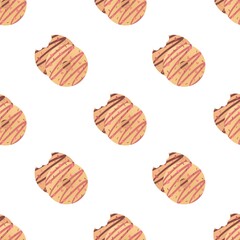 cute valentine's day pattern - sweet donuts