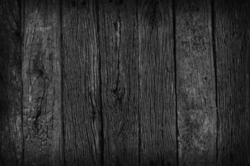 Old black wooden texture background.