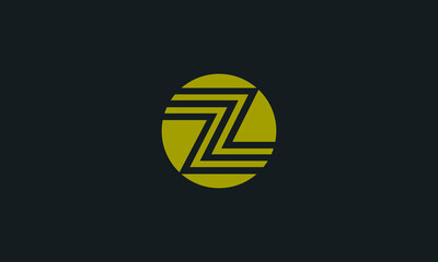 Creative letter z graphic lines alphabet icon logo design