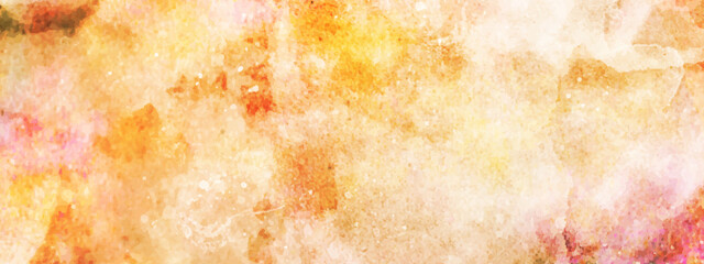 Blue with gray and white realistic watercolor texture on paper background, Colorful autumn thanksgiving gradient background with rough grunge texture