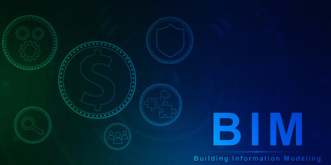 2d illustration building information modeling
