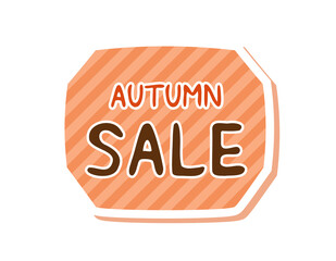 オータムセール　ベクターイラスト　見出し