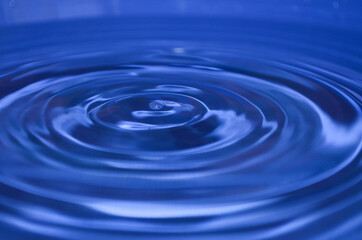 Naklejka na ściany i meble blue liquid waves