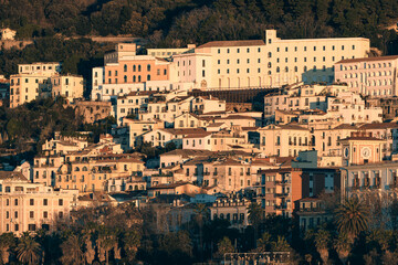 Naklejka premium historic center of salerno