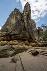 Das Schrammsteintor in der Sächsischen Schweiz