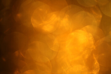 Soft focus brur abstract blinking illumination horizontal copy space background.