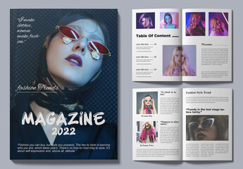 Fashion Magazine Layout Design
