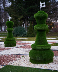 An image of a street chess piece.