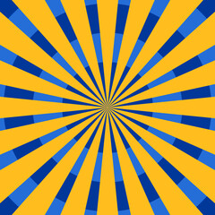 Comics book background. Retro pop art banner with yellow and blue cartoon comic banner. Vector pattern.