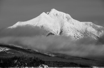 Mount Vaught in Glacier National Park