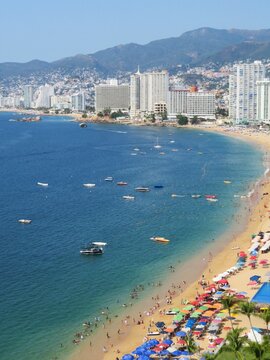 view of the city of the sea, Acapulco, Mexico