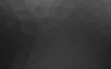 Obraz premium Dark Silver, Gray vector shining triangular background.