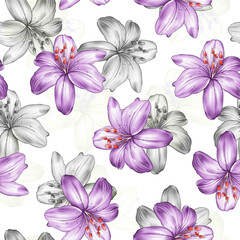 pattern with flower