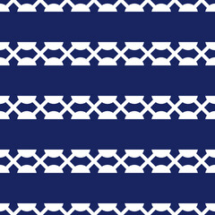 Stylized lines seamless ornament. Stripes pattern. Tribal motif. Ethnic background. Folk image. Geometric ornate. Digital paper, textile print, web design, abstract illustration. Vector artwork.