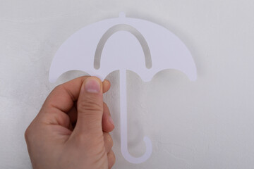Regenschirm schutz