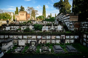 Fototapeta premium Tombe cimitero del Verano