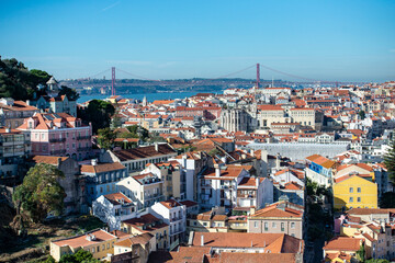 Naklejka na ściany i meble PORTUGAL LISBON CITY BAIXA