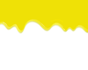 Honey or lemon jelly drops isolated on a white background