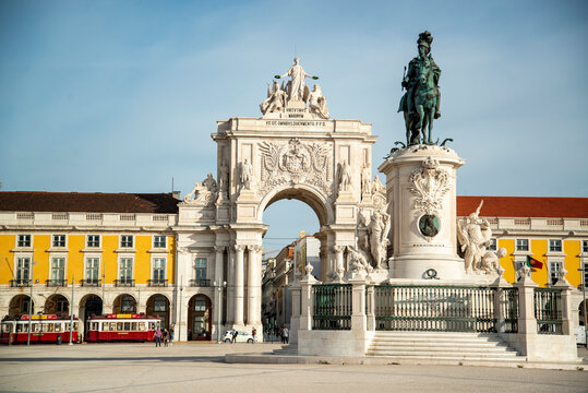 PORTUGAL LISBON PARCA DO COMERCIO