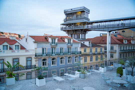 PORTUGAL LISBON ELEVADOR SANTA JUSTA
