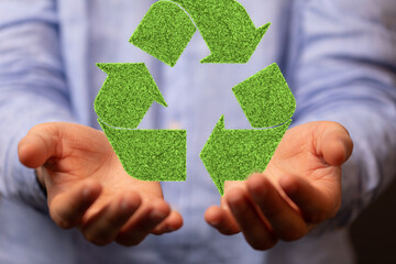 recycling modern grün