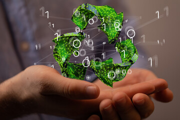 recycling modern grün