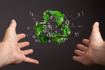 recycling modern grün