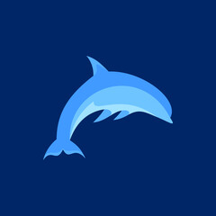 dolphin logo design simple inspiration