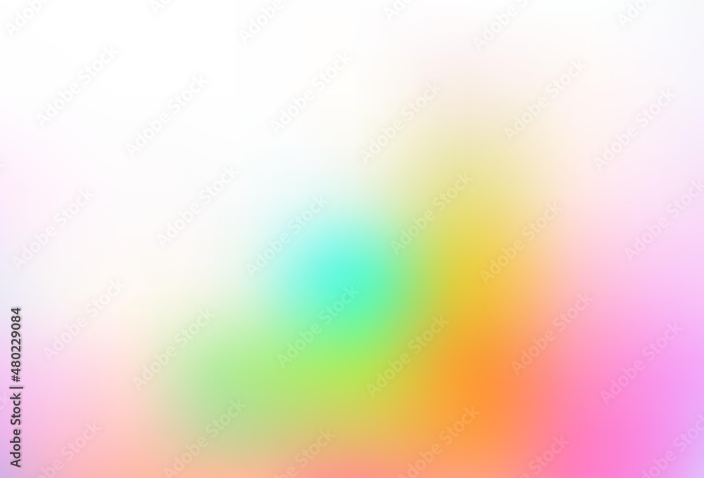 Poster light multicolor, rainbow vector abstract bokeh pattern.