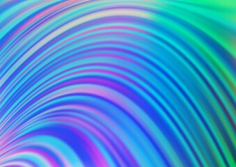 Light Multicolor, Rainbow vector background with liquid shapes.