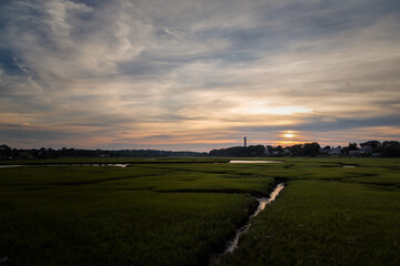 Fototapeta premium Beautiful Sunset in Cape Cod, Massachusetts