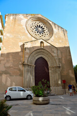 Fototapeta na wymiar church of sant'agostino trapani Sicily Italy